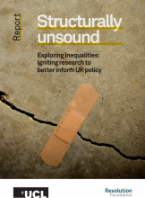 Structurally unsound: exploring inequalities: igniting research to better inform UK policy